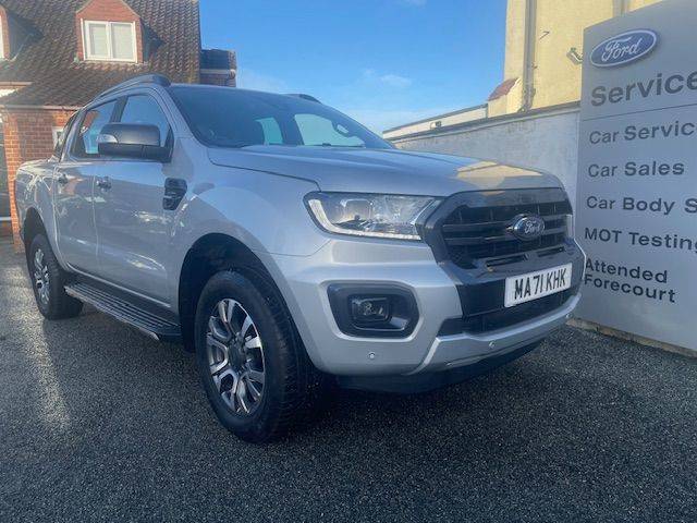 Ford Ranger Pick Up Double Cab Wildtrak 2.0 EcoBlue 213 Auto Pick Up Diesel Moondust Silver